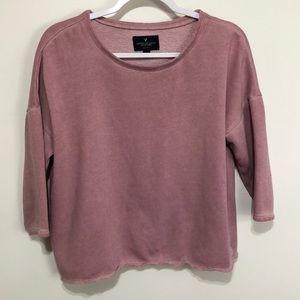 American Eagle Cropped Sweater